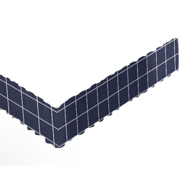 Stork And Style Square-2C3555-Crib Skirt Navy (MSRP $45) - Picture 2 of 2